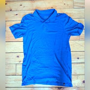 Smartwool Polo Merino 150 Model Blue Size Medium